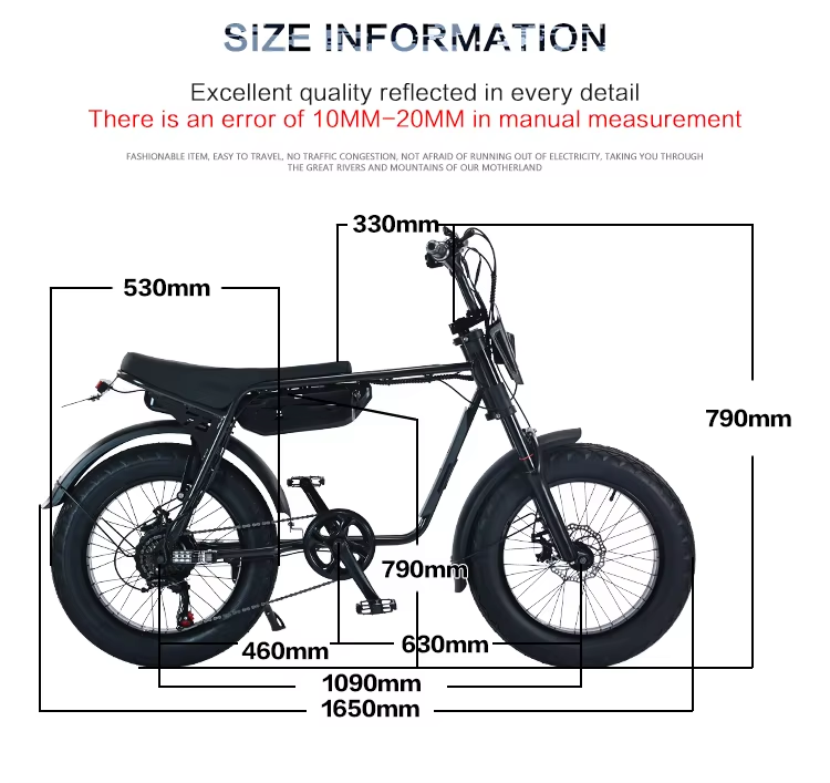 USA Warehouse ZX 20 Inch Fat Tires E-bike 48V 750W Electric Urban Bicycle Super Adults Ebike 73 With Foot Pegs