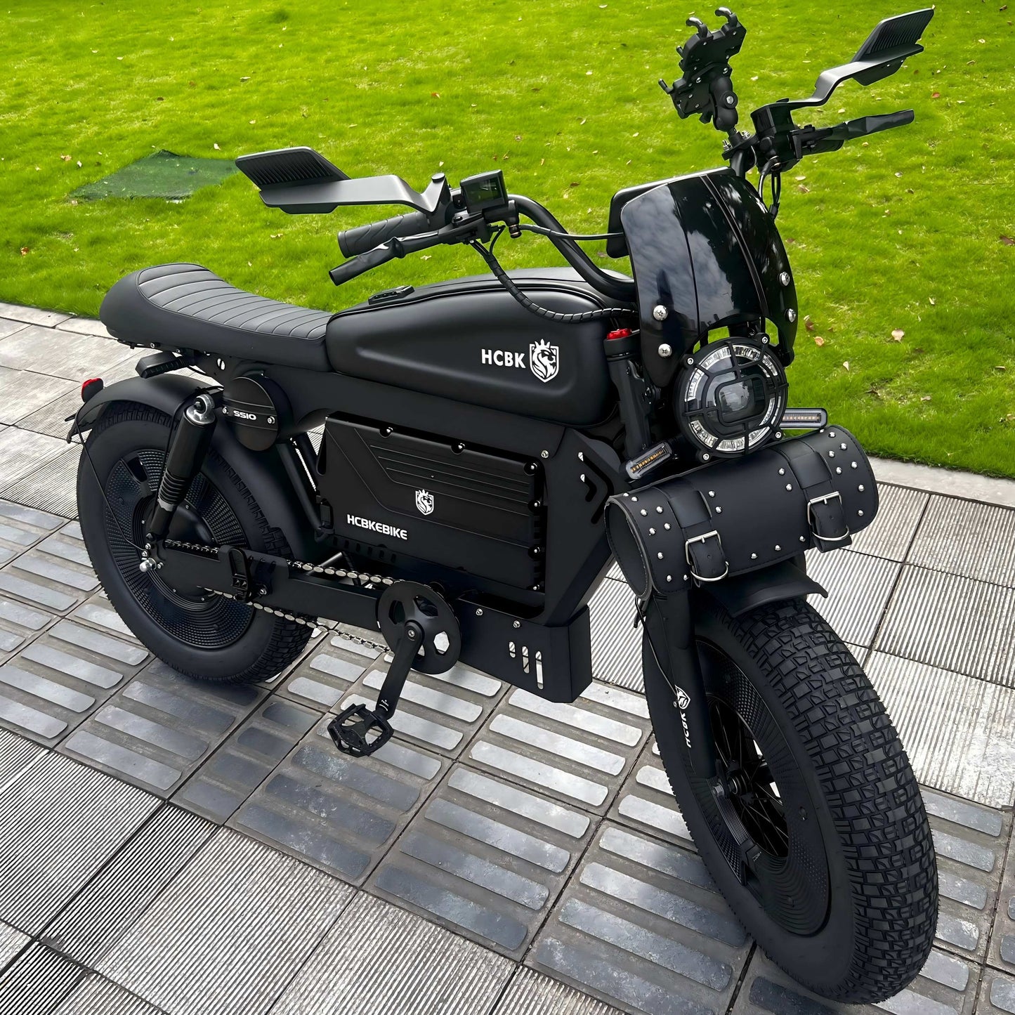 Free Shipping High-end HCBK Black Warrior 3000 Watt Electric Bike Warrior 60AH Removable Battery 20 Inch Adult Electric Bike