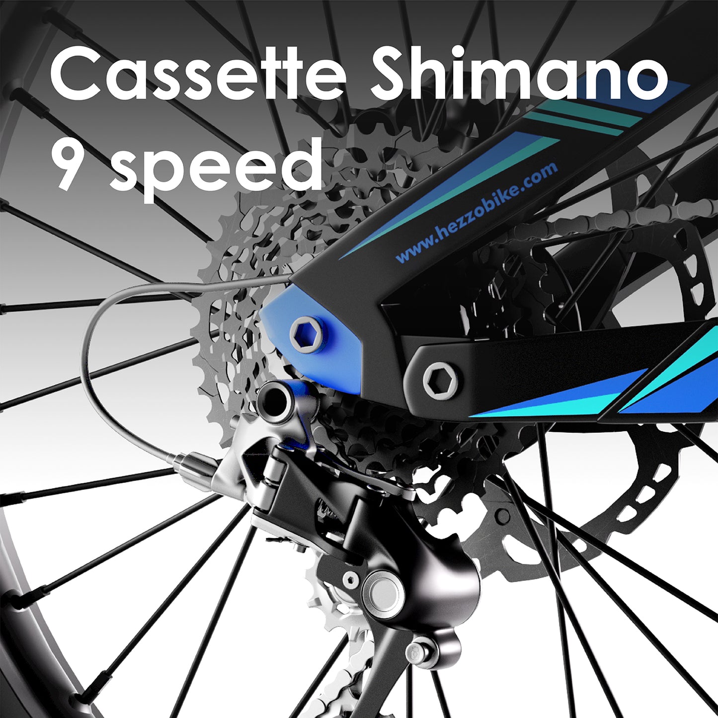 HEZZO 2025 Bafang Mid Drive Ebike M620 52V 1000W Carbon Fiber Ebike 9 Speed Kenda 26x4.8" Fat Emtb 21Ah LG EU UK Free Shipping