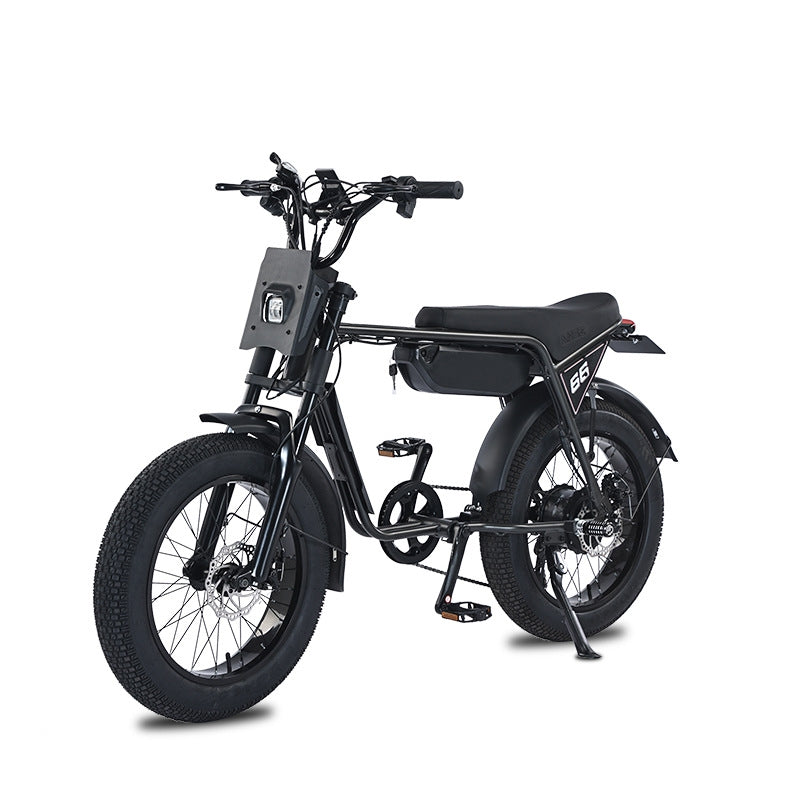 USA Warehouse ZX 20 Inch Fat Tires E-bike 48V 750W Electric Urban Bicycle Super Adults Ebike 73 With Foot Pegs