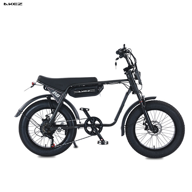 USA Warehouse ZX 20 Inch Fat Tires E-bike 48V 750W Electric Urban Bicycle Super Adults Ebike 73 With Foot Pegs