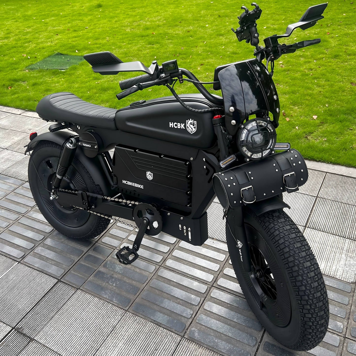 USA Warehouse Black Warrior 3000W  20 Inch  Fat Tyre Electric Folding Bike Double Hydraulic Brake Adult Electric Bike
