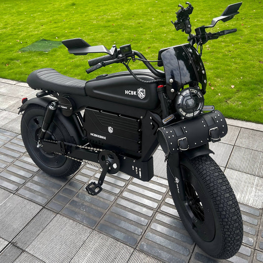 USA Warehouse Black Warrior 3000W  20 Inch  Fat Tyre Electric Folding Bike Double Hydraulic Brake Adult Electric Bike